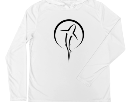 Shark Zen Performance Hoodie (Front   White) For Cheap