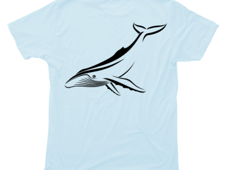 Humpback Whale T-Shirt Build-A-Shirt (Back   LB) on Sale