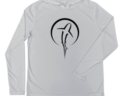 Shark Zen Performance Hoodie (Front   Pearl Grey) Sale