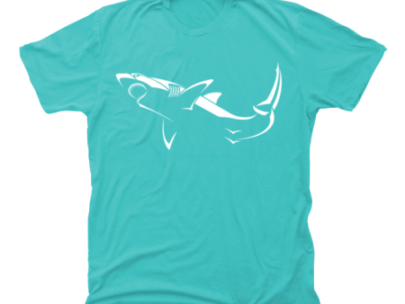 Great White Shark T-Shirt Build-A-Shirt (Front   TB) Sale