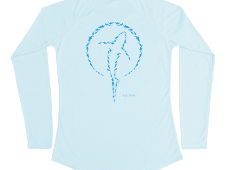 Shark Zen 10th Anniversary Performance Shirt [Special Edition   Women   Arctic Blue] Online Sale