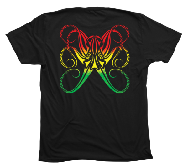 Octopus T-Shirt [Reggae] For Discount