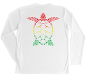 Loggerhead Sea Turtle Performance Shirt [Reggae] Online Hot Sale