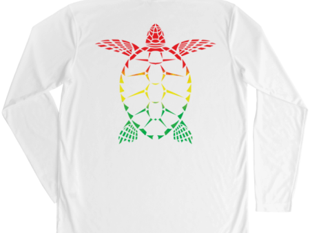 Loggerhead Sea Turtle Performance Shirt [Reggae] Online Hot Sale