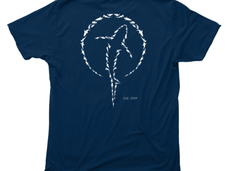 Shark Zen 10th Anniversary T-Shirt [Special Edition   Navy   Back] Discount