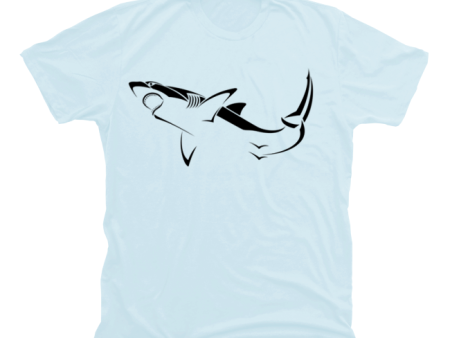 Great White Shark T-Shirt Build-A-Shirt (Front   LB) on Sale