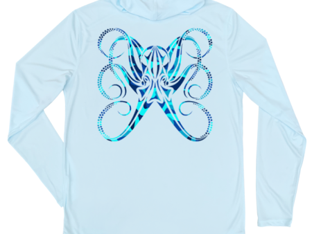 Octopus Performance Hoodie (Water Camo   Arctic Blue) For Cheap