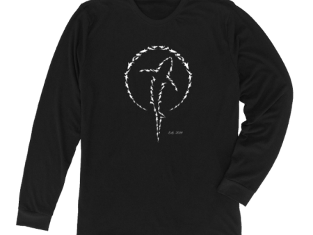 Shark Zen 10th Anniversary Long Sleeve T-Shirt [Special Edition   Black   Front] Hot on Sale