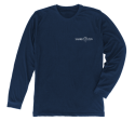 Shark Zen 10th Anniversary Long Sleeve T-Shirt [Special Edition   Navy   Back] Fashion