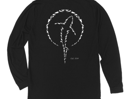 Shark Zen 10th Anniversary Long Sleeve T-Shirt [Special Edition   Black   Back] Hot on Sale