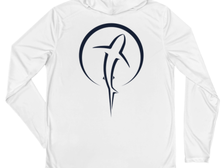 Shark Zen Performance Hoodie (Back   White) Supply