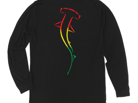 Hammerhead Long Sleeve T-Shirt [Reggae] Online Hot Sale