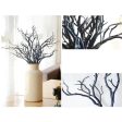 1 Bunch of Blue Artificial Bouquet Branches 5 Twigs 20 Heads For Discount