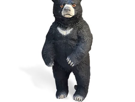 4x Black Bear Figurine Craft Tabletop Statues Rustic Decor Collectible Gift Online now