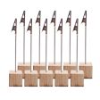 10pcs Wooden Name Card Clips for Wedding ,Photo Display Home Bar Decoration Supply