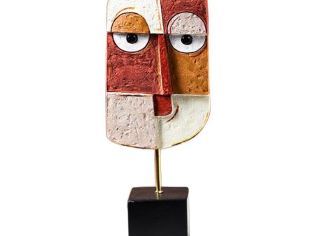 Resin Crafts Abstract Sculpture Home Modern Statue for Bookace 22x8.5x5cm For Sale