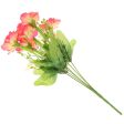 1 Bunch of Carnation Bunch Artificial Silk Flower Bouquet Plant Home Bedroom Hotel Office Desk Floral Decor Sunset Glow Cheap