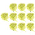 10x Silk Rose Flower Heads Artificial Rose Head for Home Wedding Decor Green Cheap