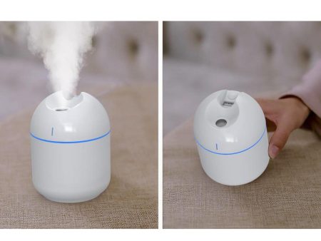 250ML USB Ultra Quiet Portable Air Humidifier for Home Babies Car Fogger white Fashion