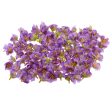 100 Pieces Silk Sakura Flower Heads Wedding Home Garden Decor Dark Purple Online Hot Sale