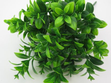 Artificial Green Leaves Grass Bunch Foliage Boisai Tabletop Decor Type D Online Sale